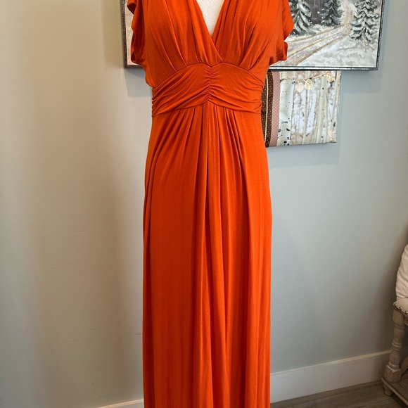 Dress 👗 Maxi Orange - Picture 2 of 7